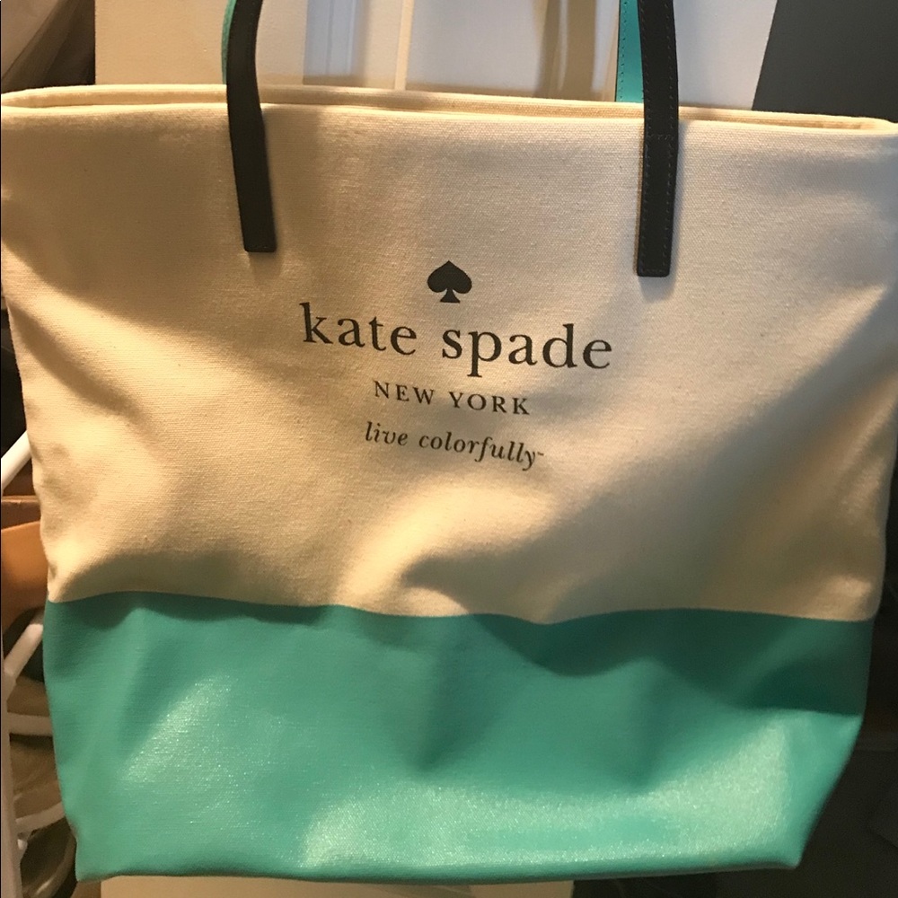 Kate spade canvas tote